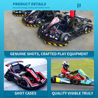 Go Kart de Alta Calidad a Precio de Fábrica, Buen Rendimiento, Popular para Parques de Diversiones al Aire Libre