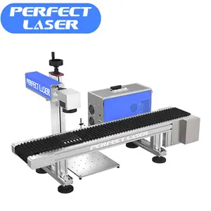 PEDB-460 Fiber Laser-markering Machine Met Transportband Gespecialiseerd Voor Balpen Potlood Markering