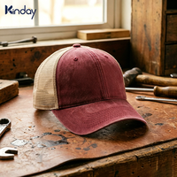 Casquette de golf personnalisée en sergé, style rétro, non structurée, unisexe, à visière incurvée, brodée sur mesure, pour l'été