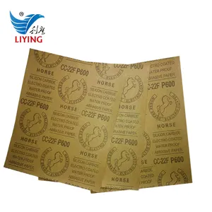 Ligne de production de feuilles de papier de verre kraft sec et humide en carbure de silicium 9 "x 11" vente en gros