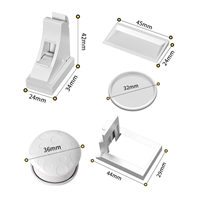 Verrou de sécurité magnétique invisible pour armoire, sans perçage, avec clé magnétique pour la protection des tiroirs et des placards à la maison