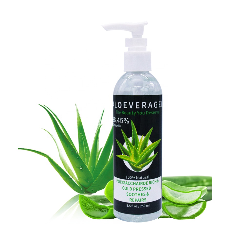 Гель для тела с алоэ вера, успокаивающий гель от солнечных ожогов, акне, после солнечного увлажнения, натуральный биоорганический гель для лица с алоэ вера