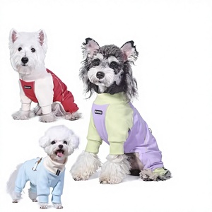 New Style Four-Legged Pullover Fleece Base Layer Shirt Medium Large <strong>Dogs</strong> All Seasons Color Block Pet Clothes Warm Fashionable - Product Image 1
