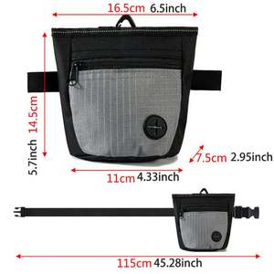 Bolsa Portátil Multiusos para Snacks, Bolsa para Desechos de Perros y Gatos, Fácil de Limpiar y Duradera, Bolsa de Cintura Pequeña de Oxford para Entrenamiento de Perros - Product Image 2