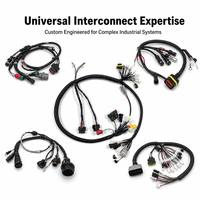 Rangkaian Kabel Universal 21-Sirkuit dengan Konduktor Tembaga Murni, Berperingkat IP67, Multi-Konektor, dan Tabung Bergelombang