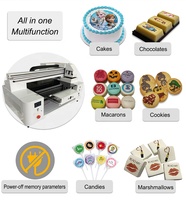 Machine d'impression alimentaire automatique tout-en-un A2 Plus avec encre comestible numérique haute vitesse aux couleurs vives