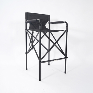 Sedia Pieghevole Telescopica Professionale per Saloni di Bellezza e Barbieri, per Truccatori, Costruzione in Metallo Resistente - Product Image 5