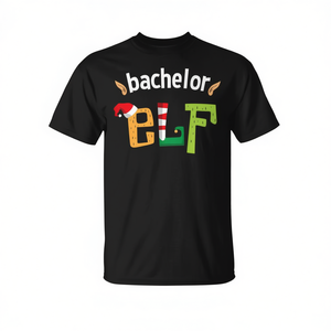 T-shirt de Noël pour les célibataires, chemise assortie de qualité supérieure pour les hommes de la bande du marié - Product Image 2