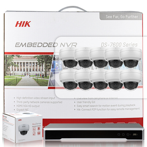 Système de caméra réseau à dôme fixe 16 canaux 1U 16 PoE DS-<span class=keywords><strong>7616NI</strong></span>-<span class=keywords><strong>K2</strong></span>-<span class=keywords><strong>16P</strong></span> 4K NVR 4 MP AcuSense avec micro intégré - Product Image 2