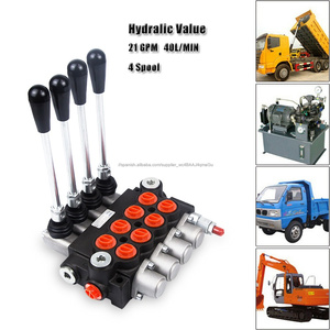 4 carrete P40 hidráulica monobloque Válvula de Control direccional de granja fabricante de equipos de piezas de Tractor - Product Image 2