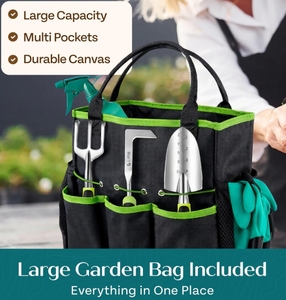 Ensemble d'outils de jardinage robustes et ergonomiques, très demandés pour la culture des plantes - Product Image 4