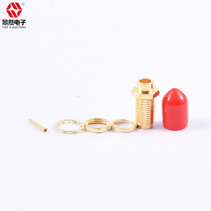 Nhà máy trực tiếp hoàn thành SMA-KYB3 nữ vách ngăn kết nối rg402 Cáp 6GHz thấp VSWR SMA Jack đồng trục kết nối cho RF - Product Image 2