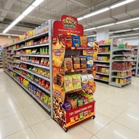 Présentoir à épices et pommes de terre en forme de Pop, support de sol pour magasin de détail, présentoir avec fil