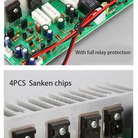 Carte d'amplification mono 350W pour subwoofer, haute puissance, DIY, pour haut-parleur audio musical, carte d'amplificateur de subwoofer finie