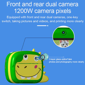 Mignon mini caméra complète d'action pour enfants, écran vidéo pour filles de Noël, impression rapide pour enfants de 2.4 pouces, appareil photo numérique HD pour enfants - Product Image 5