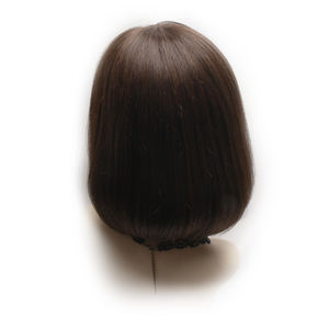 Peluca de Cabello Humano con Volumen y Rizo en C Medio, 10 Pulgadas, con Clip, Negro Natural, Marrón, Diseño Coreano de WIGTS - Product Image 2