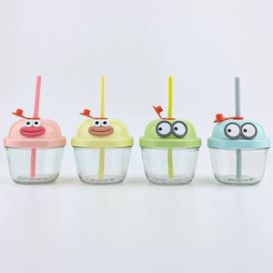 Dundun Cup Mini Cartoon Glass Drinkware Children's Water/Juice Cup Department Store Promotion Wholesale Small Gift Cup