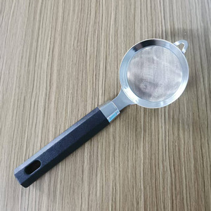 304 Stainless Steel Tea Strainer 12cm Multifunctional Kitchen Sieve For Juice Noodle Soy Milk Filtering - Product Image 1