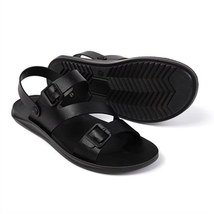 Chaussures antidérapantes pour hommes, tongs de plage d'extérieur, couleur unie simple, respirantes, semelle résistante à l'usure, pantoufles d'intérieur EUR 40-47 - Product Image 4