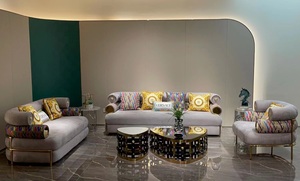 Sofá Italiano Moderno de Lujo, <span class=keywords><strong>Muebles</strong></span> de Sala de Estar a la Moda, Personalizable con Múltiples Tamaños, Venta al por Mayor por Fábrica China - Product Image 2