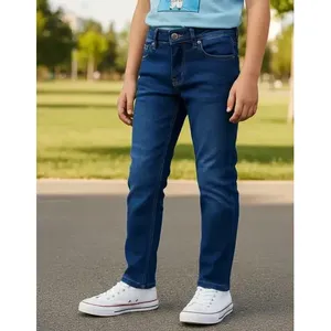 Jeans Slim Fit per Ragazzi Adrenaline, Lavaggio Medio, Gamba Dritta, 5 Tasche, Traspiranti per Uso Quotidiano - Product Image 4