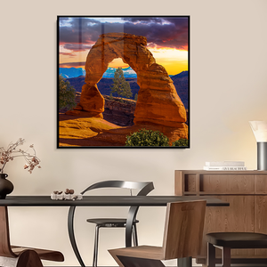 Canyon <span class=keywords><strong>Paysage</strong></span> Cristal Porcelaine Peinture Beau <span class=keywords><strong>Coucher</strong></span> <span class=keywords><strong>De</strong></span> <span class=keywords><strong>Soleil</strong></span> Nature <span class=keywords><strong>Paysage</strong></span> Photos Utah Arch National Park Fond pour Vivre - Product Image 3