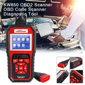 KW850 herramientas de diagnóstico de coches diésel Mini gasolina OBDII Auto Tester ECU OBD Tech 2 escáner TFT pantalla OBD2 herramienta de escaneo AL519 - Product Image 6
