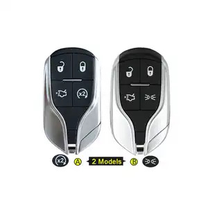 เคสครอบกุญแจรถแบบมี4ปุ่ม,เคสกุญแจรถสำหรับ Maserati Ghibli Quattroporte FCCID ปี M3N-7393490