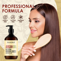 Shampooing Capillaire Végétalien Hydratant et Nourrissant Sans Sulfate à l'Huile d'Argan du Maroc et aux Protéines de Blé Hydrolysées Marque Blanche
