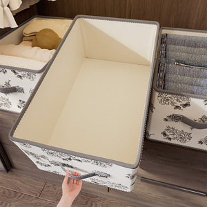 Clothing Organizer <b>Storage</b> Box Rectangle Foldable Lidless Stackable For <b>Clothes</b> Home Use - Product Image 3