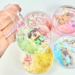สไลม์คาปิบาร่าแบบใส ยืดหยุ่นสูง ดีไซน์เรียบง่าย คุณภาพส่งออก มี 6 สี - Product Image 4