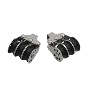 RICHWITS Polea de nailon de tres ruedas para anclaje y amarre de embarcaciones - Product Image 1