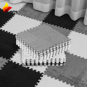 Alfombra Espuma Rompecabezas Juego para niños Espuma Eva Terciopelo suave Bebé Piso Rompecabezas Alfombra peluda Habitación DE LOS NIÑOS Mantener caliente Alfombrillas de juego - Product Image 2