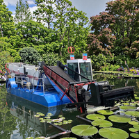 Perahu Pemotong Rumput Air Keda Aquatic Weed Harvester / Pemotong Eichhornia Crassipes