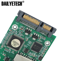 SD Secure Digital MMC tarjeta de memoria a 7 + 15P 22pin SATA Adaptador convertidor Serial ATA