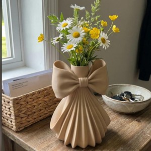 แจกันทรงโค้งรูปทรงไม่สม่ำเสมอ ของตกแต่งศิลปะสมัยใหม่ สำหรับจัดดอกไม้ ของขวัญ ของประดับตกแต่งห้องนั่งเล่นบนโต๊ะ - Product Image 1