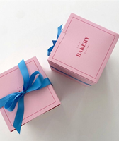 Boîte de gâteau d'anniversaire rose personnalisée de haute qualité de conception gratuite OEM, accepte la personnalisation de toute taille et couleur selon les besoins