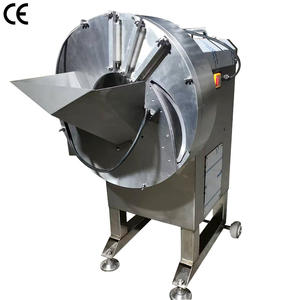 Machine à découper électrique en acier inoxydable 304 pour gingembre et pousses de bambou, 220V 750W, épaisseur réglable, capacité 300-600KG/h - Product Image 1