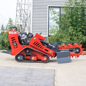 Htc-24 Mini Chain Trencher <b>Machine</b> <b>Walk</b>-behind Tracked - Product Image 5