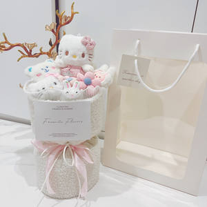 Bouquet de jouets pour chien en peluche moelleux, durable et réutilisable, cadeau pour anniversaire, fête, rendez-vous - Product Image 3