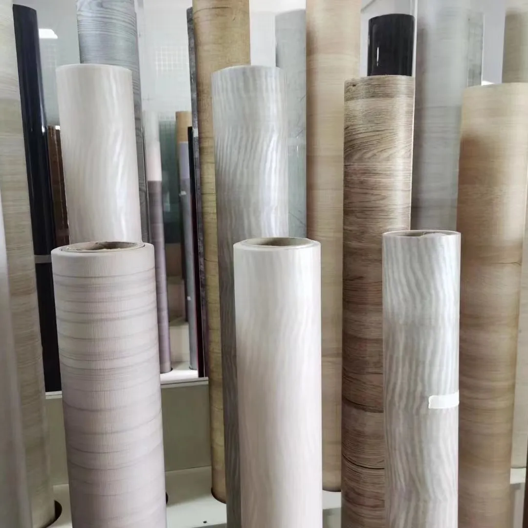 Foglio di struttura in legno Pvc per pressa sottovuoto in mdf larghezza 1400mm pellicola decorativa in PVC per carta da parati in vinile per mobili per porte