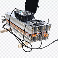 Presse de vulcanisation portable entièrement automatique à commande PLC pour le jointage de bandes transporteuses en caoutchouc