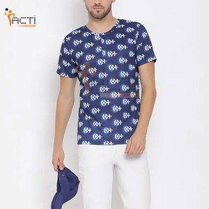 Sublimación completa Impresión Cantidad a granel Hombres Camiseta Logotipo impreso personalizado Camisetas de sublimación de calidad superior - Product Image 2