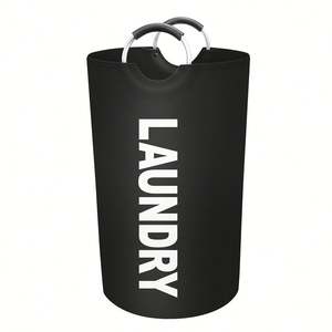 Cesto de Ropa Sucia Oxford de 90L, Cesto de Almacenamiento con Asas, Caja de Almacenamiento de Ropa para Baño - Product Image 1