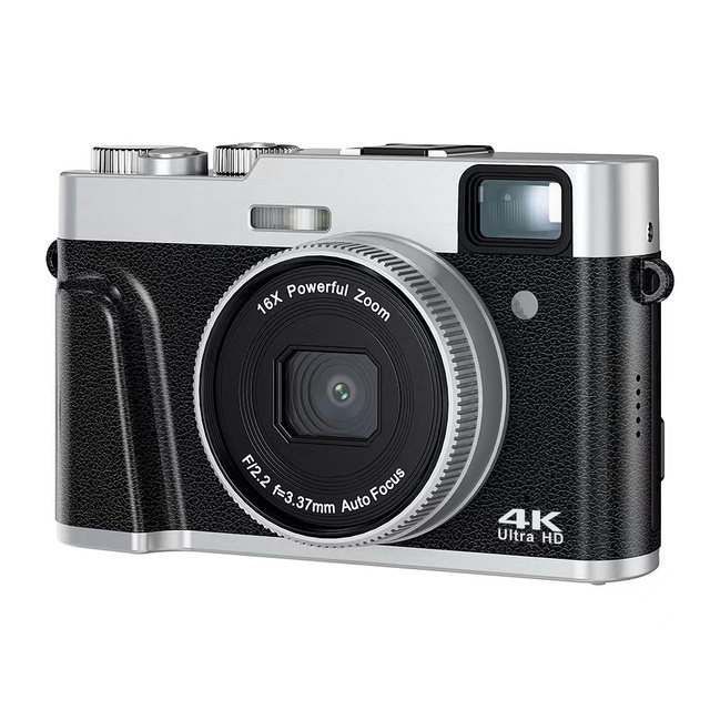 High Definition Digital DSLR Camera with MicroSD 10x-20x Optical Zoom Rotating LCD Screen for Home & Outdoor Shooting