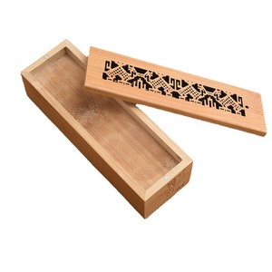 Bamboo Aromatherapy Box Customizable Size Hand Made <b>Incense</b> <b>Holder</b> For Car And Home Use - Product Image 5