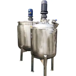 100 Liter Stainless Steel Jacket Liquid Gel Shampoo Cream Mixer Blending Electric Heated Mixing Tank with Agitator