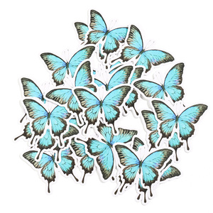 AUCUNE QUANTITÉ MINIMALE DE COMMANDE VOGRACE personnalisé pas cher dessin animé anime autocollants découpés avec des matrices, imprimé adhésif imperméables PVC autocollant avec n'importe quelle forme - Product Image 1