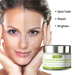Crema Facial Antienvejecimiento con Niacinamida, Ácido Kójico y Colágeno Hidrolizado para Aclarar Manchas Oscuras, Eliminar <span class=keywords><strong>Melasma</strong></span> e Iluminar la Piel - Product Image 1