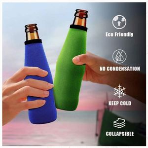 Funda Aislante para Cerveza de Verano con Cremallera, Chaquetas Aislantes de Neopreno con Abrebotellas, Mantén la Temperatura Fría o Caliente, Regalos Promocionales - Product Image 3